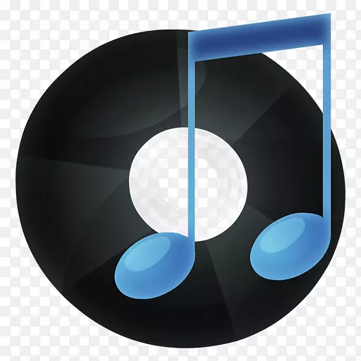蓝色圆-hp iTunes