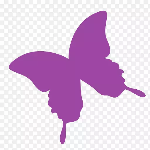 蝴蝶粉红色叶紫色花瓣-介质设计