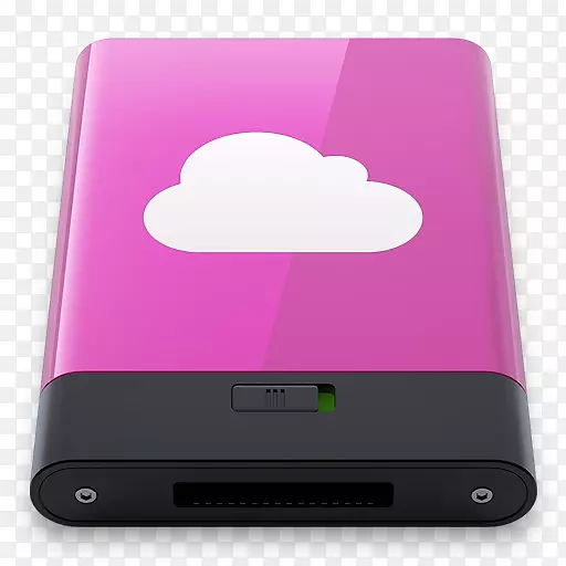 粉红电子设备配件多媒体-粉红色iDisk w