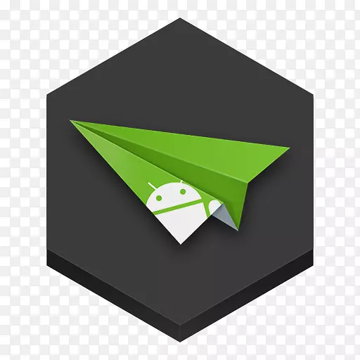 方形三角品牌绿色-AirDroid