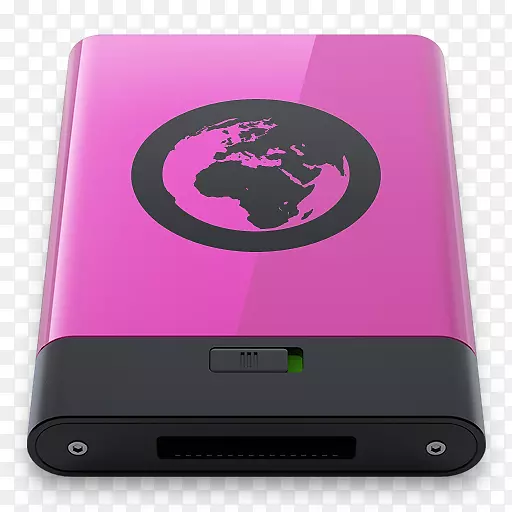 紫色电子设备配件多媒体-粉红色服务器b