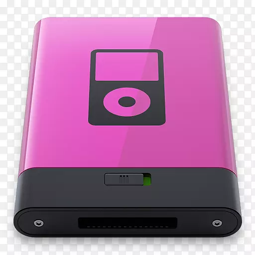 粉色电子设备ipod多媒体-粉红色ipod b