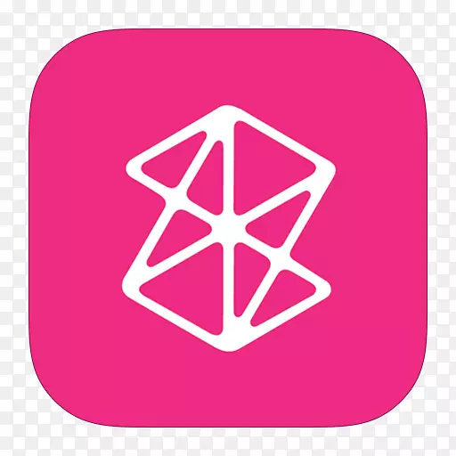 粉红三角形区域符号-梅特瑞应用程序Zune