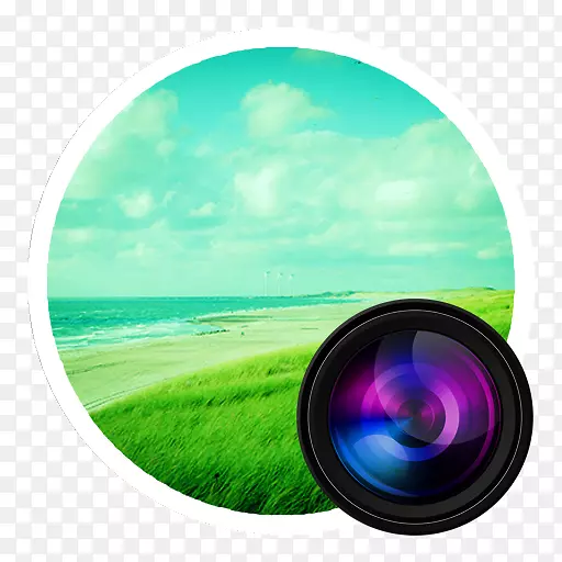 相机镜头天空-应用iPhoto