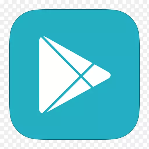 蓝色三角区域符号-meroui google Play