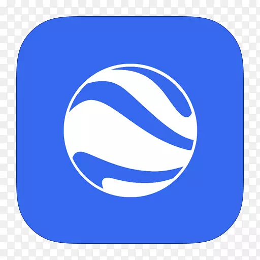 蓝色区域商标标志品牌-meroui google Earth