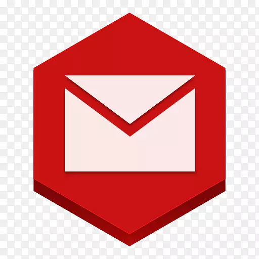 三角形区域符号点符号-gmail