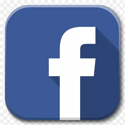 电动蓝色符号-应用程序facebook
