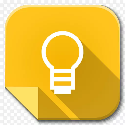 符号黄色标志-谷歌保留的应用程序