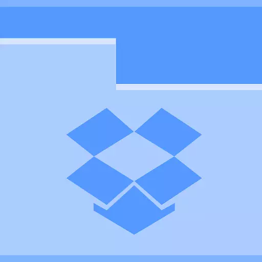 正方形对称文本编号图形设计.放置文件夹Dropbox
