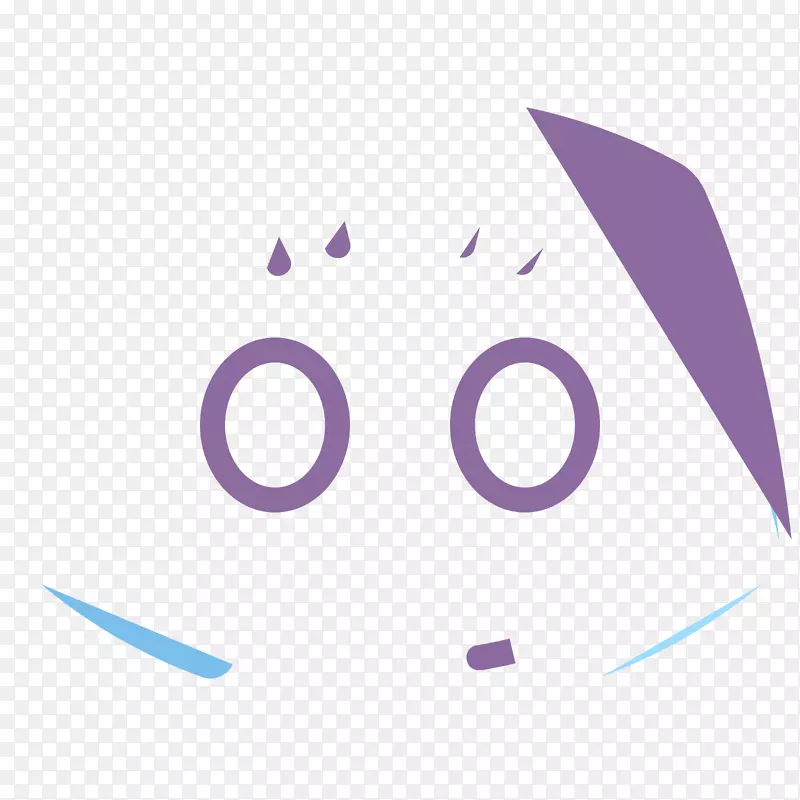 紫紫丁香品牌符号-不和谐的简单标志图标