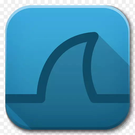 蓝色角符号水-应用Wireshark