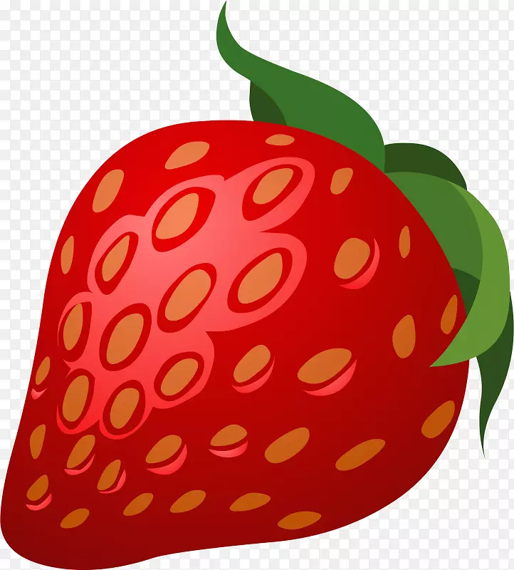 草莓水果剪贴画-草莓剪贴画
