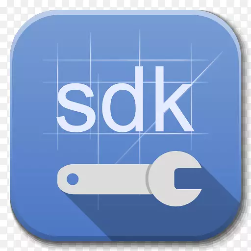 蓝色角文字符号-应用SDK