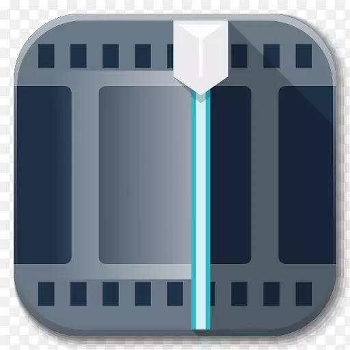 蓝色品牌字体-应用程序播放器视频编辑器