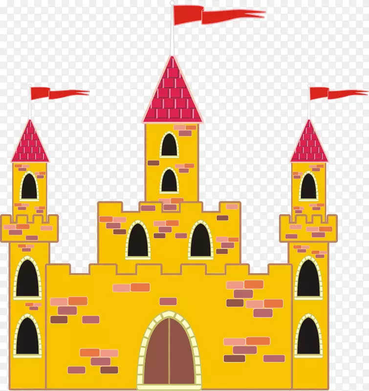 城堡剪贴画-威尔士城堡剪贴画