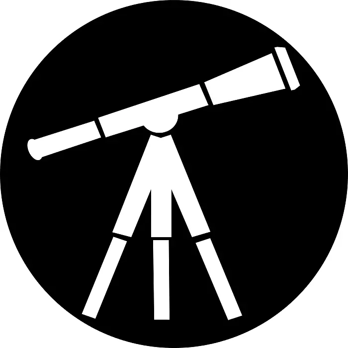 小望远镜太空望远镜夹子艺术-战斧悬崖峭壁