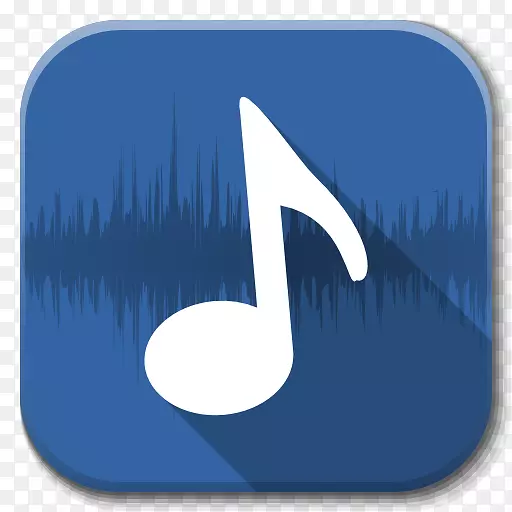 蓝色角符号-应用程序播放器音频d
