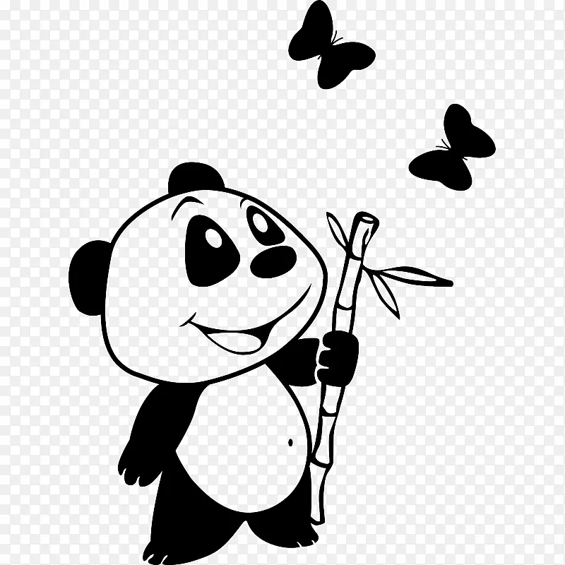 大熊猫贴纸熊-熊猫浴室配件