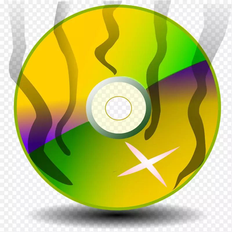 光盘计算机图标剪贴画cd剪贴画