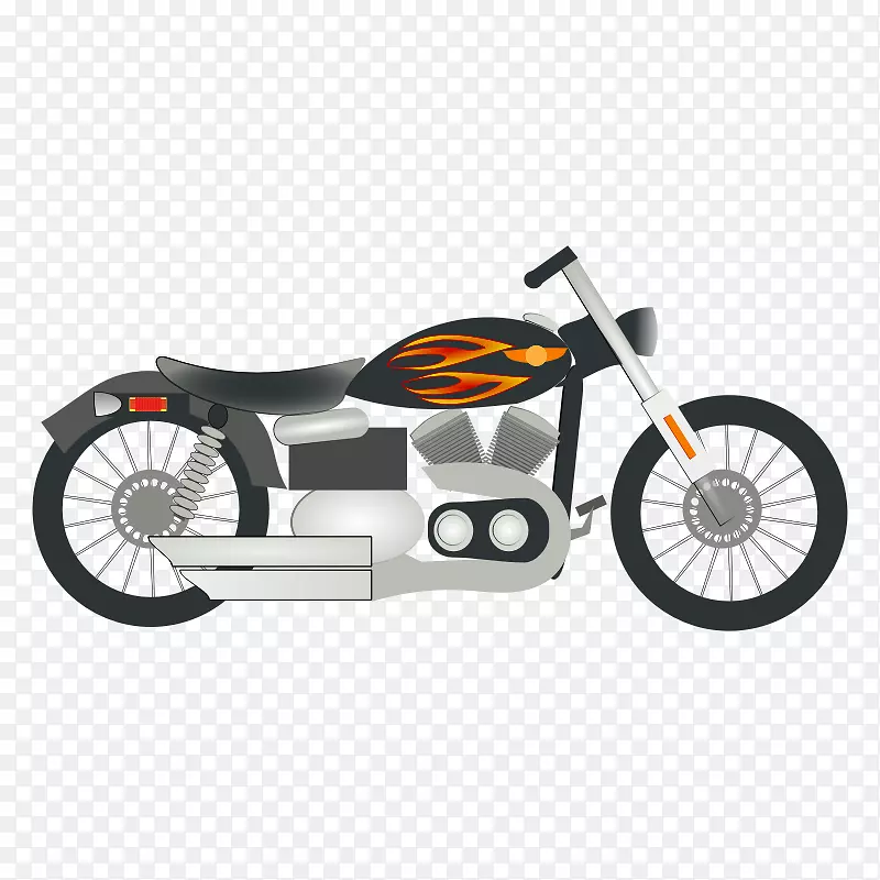 摩托车发动机哈雷-戴维森剪贴画-摩托车图像