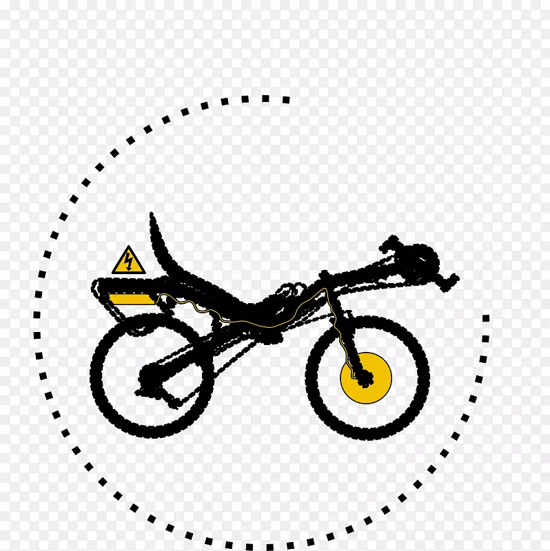 卧式自行车电动自行车串联自行车夹