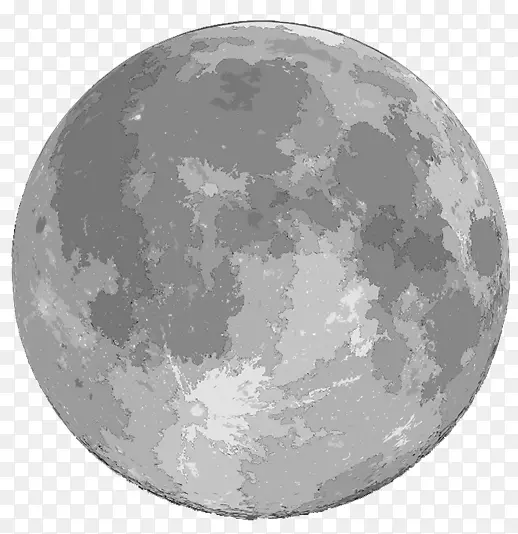 地球超级月亮剪贴画.最接近的部分