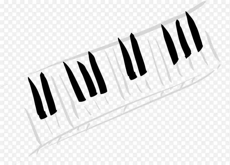 钢琴音乐键盘剪贴画.钢琴键PNG