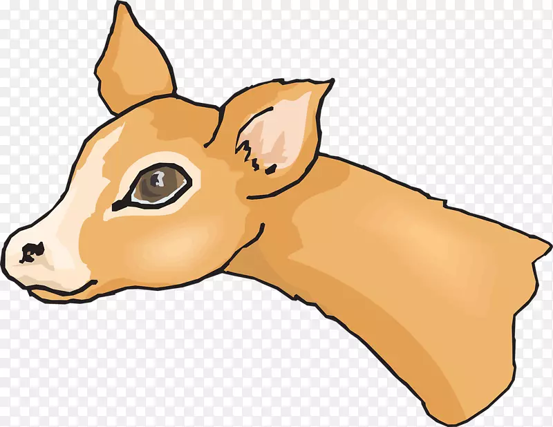 驯鹿驼鹿动画剪辑艺术鹿