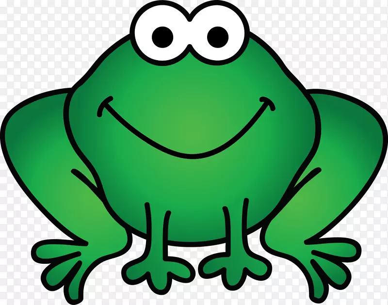真正的青蛙两栖动物树蛙剪贴画-青蛙