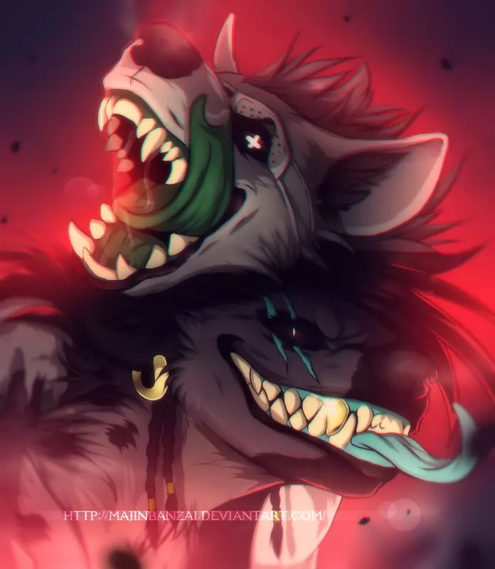魔兽世界斑纹鬣狗毛茸茸的狂热艺术-土狼