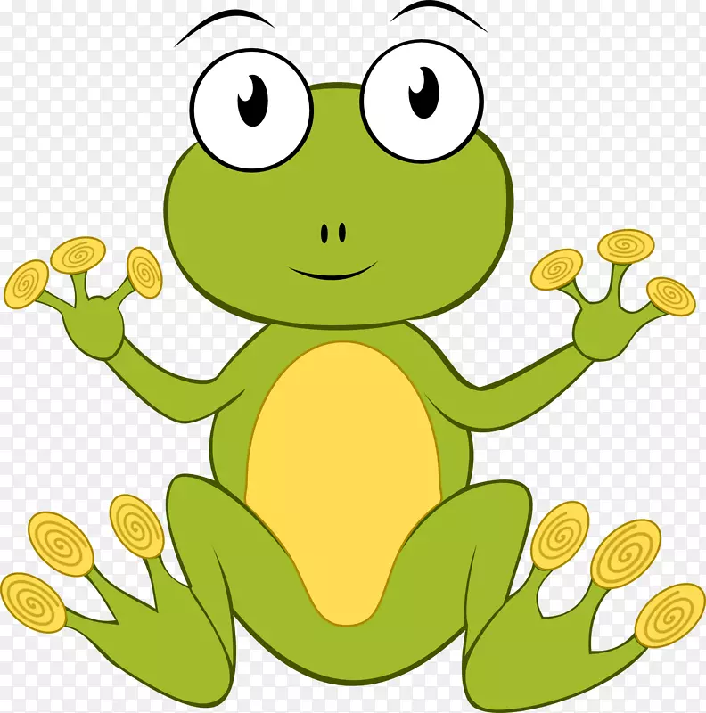 蛙画夹艺术-青蛙