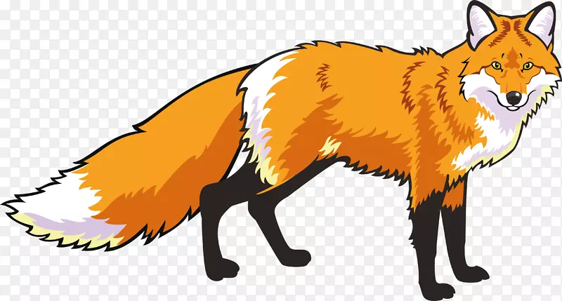 红狐免费剪贴画-狐狸