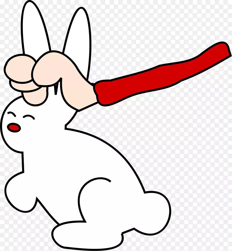 兔电脑图标剪贴画-兔子