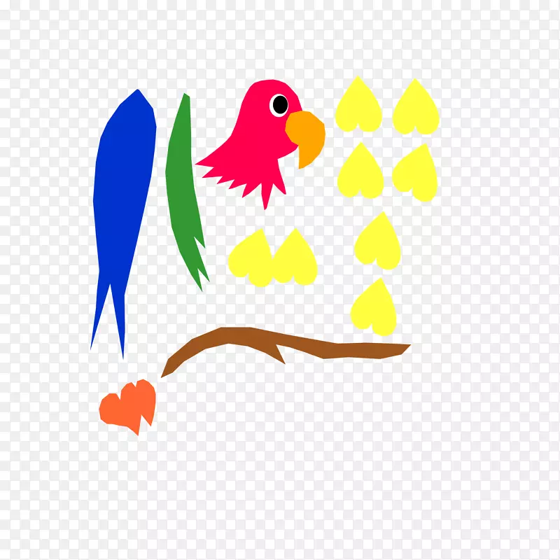 鹦鹉鸟鹦鹉夹艺术-鹦鹉