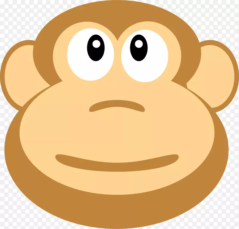 猴子电脑图标剪贴画猴子