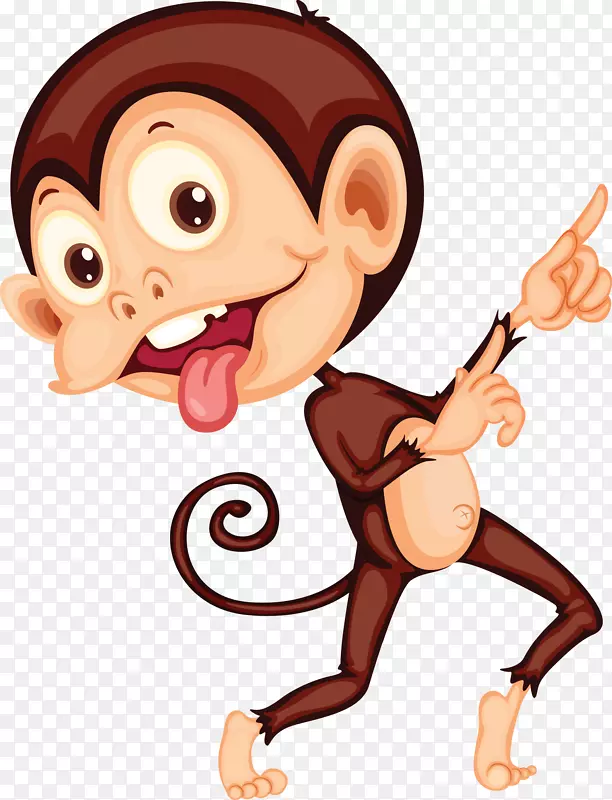 黑猩猩类人猿卡通猴子