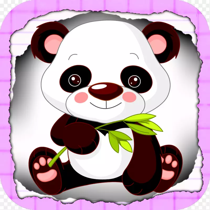 大熊猫宝宝熊猫带红色熊猫剪贴画-熊猫