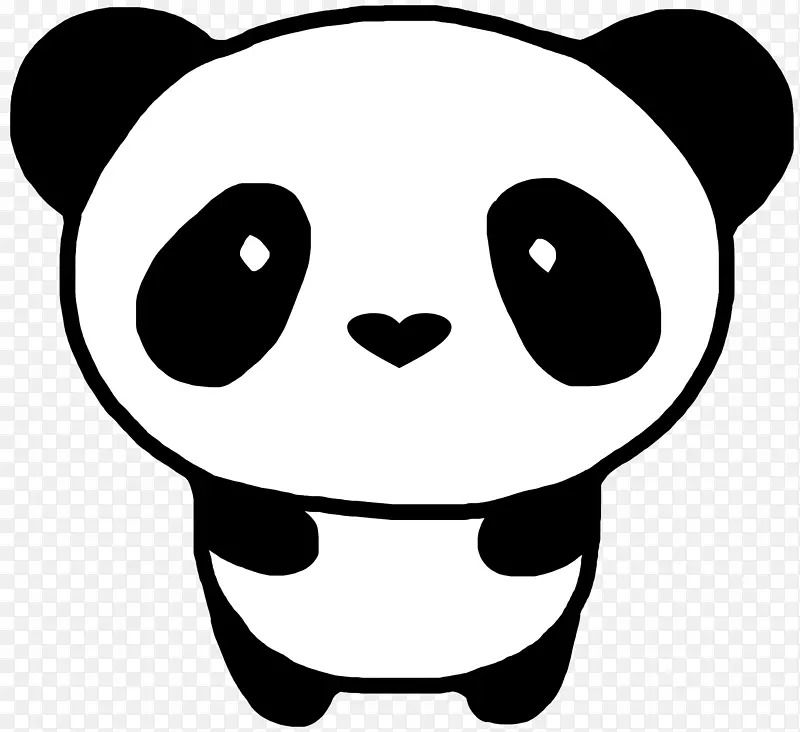 大熊猫熊小熊猫宝宝熊猫剪贴画-熊猫