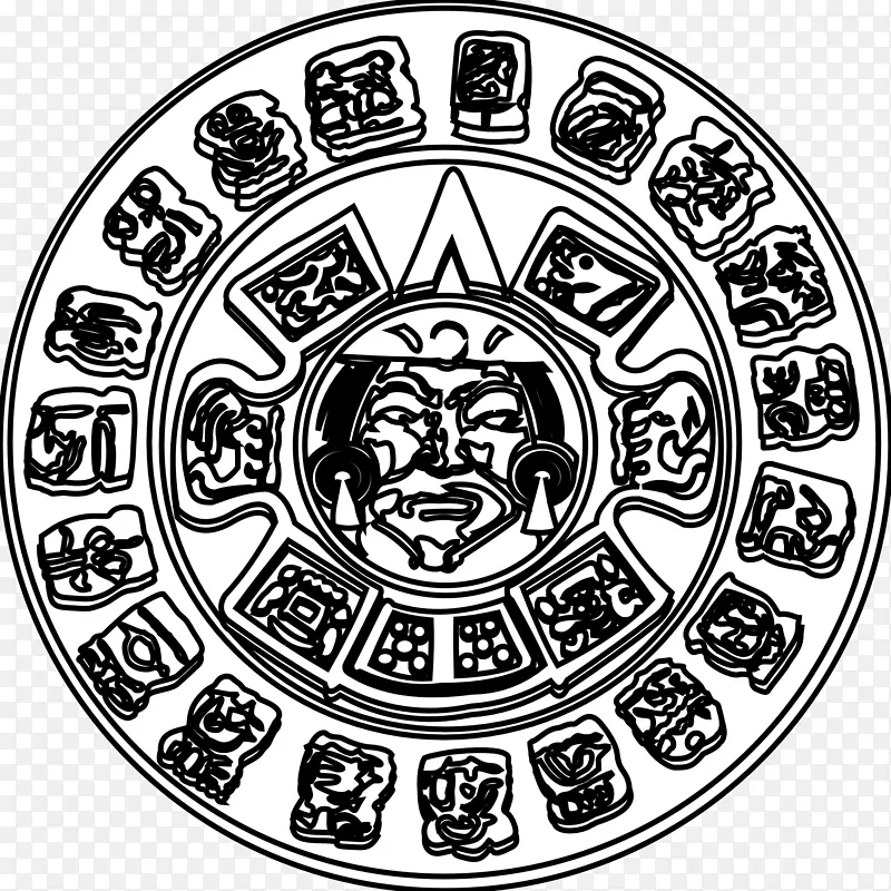 玛雅文明玛雅历法古玛雅艺术剪贴画玛雅遗址