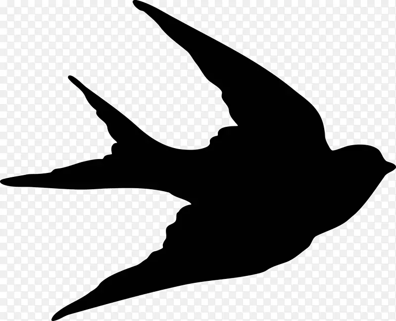 鸟雀燕子剪影艺术麻雀