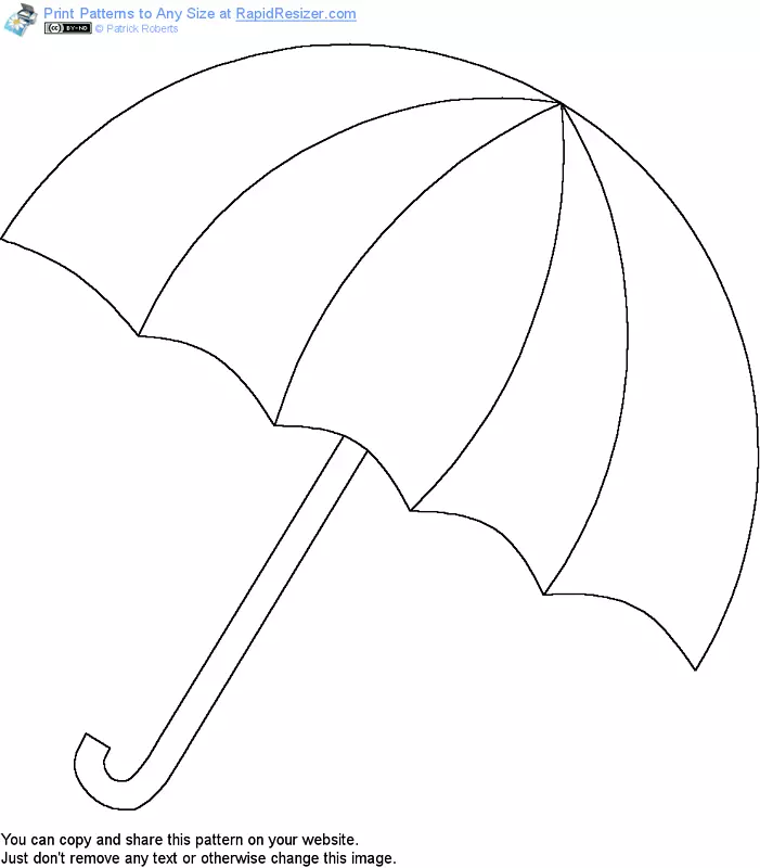 伞形模板-伞模板