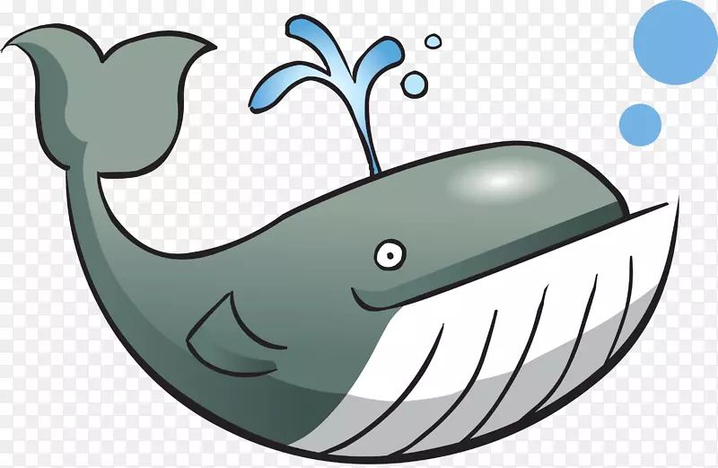 海洋生物动画剪辑艺术鲸鱼