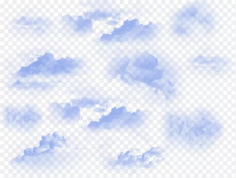 云天蓝色用户界面-云