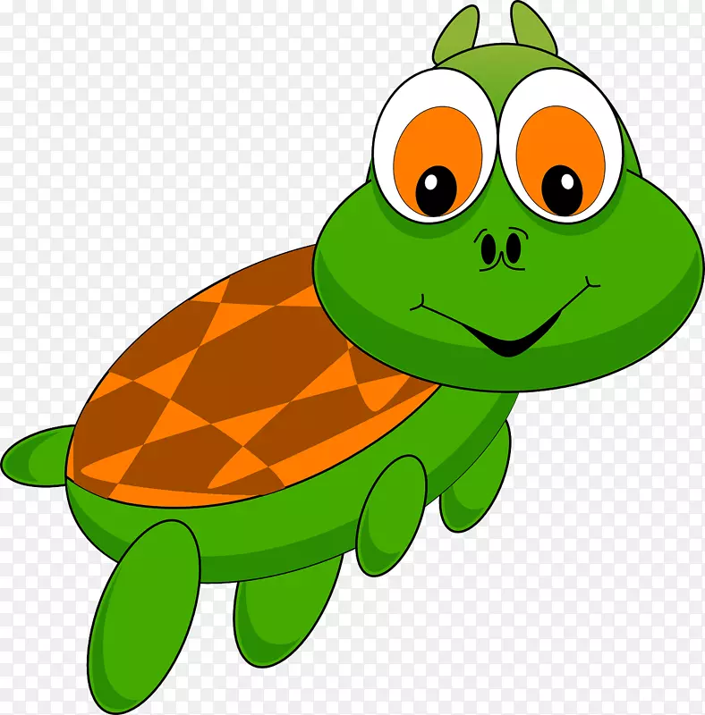 海龟卡通剪贴画-乌龟