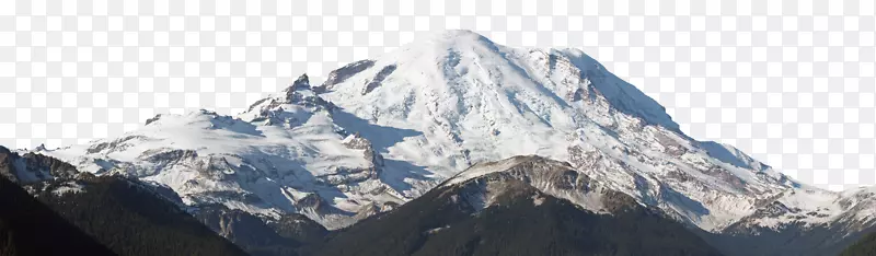 山地地形雪夹艺术-山岳