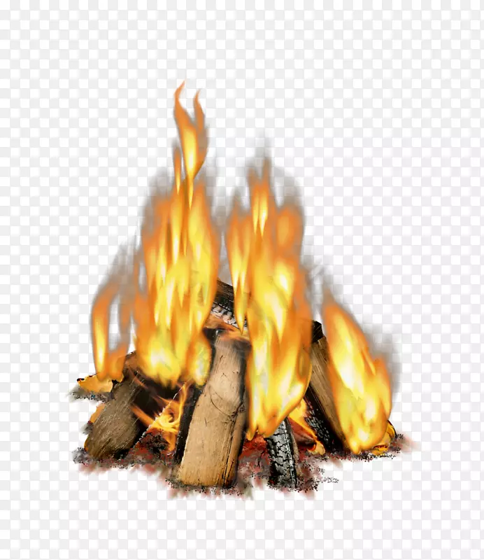 轻型壁炉-木材燃烧-火