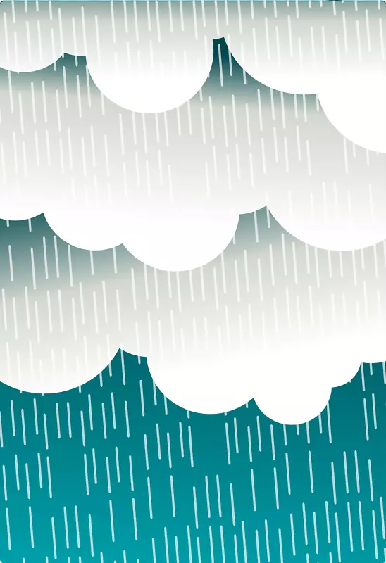 雨云电脑图标水循环剪辑艺术-雨