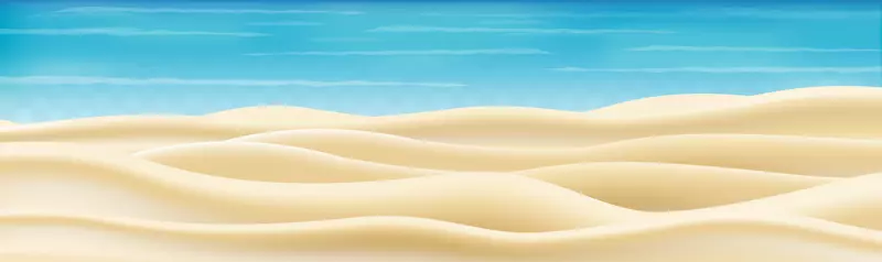 风沙地貌景观天空生态区-沙地