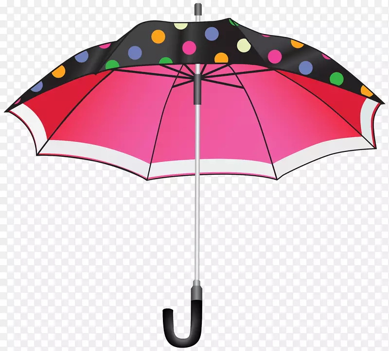 雨伞剪贴画-雨